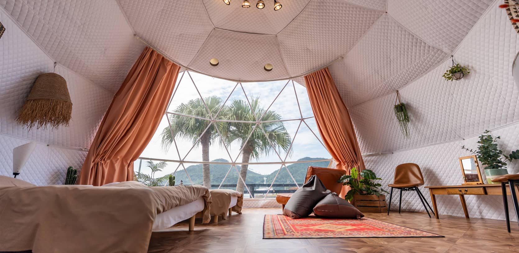 九州 宮崎 グランピング ドームテント