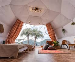 九州 宮崎 グランピング ドームテント